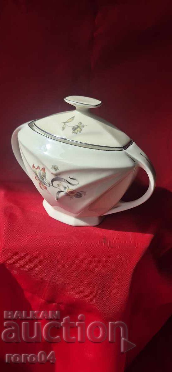 Auction SUGAR BOWL - H & C - CZECHOSLOVAKIA Auction SUGAR BOWL - H & C - CZECHOSLOVAKIA