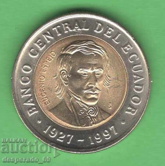 (¯`'•.¸ 1000 boliviano 1997 ECUADOR UNC ¸.•'´¯)