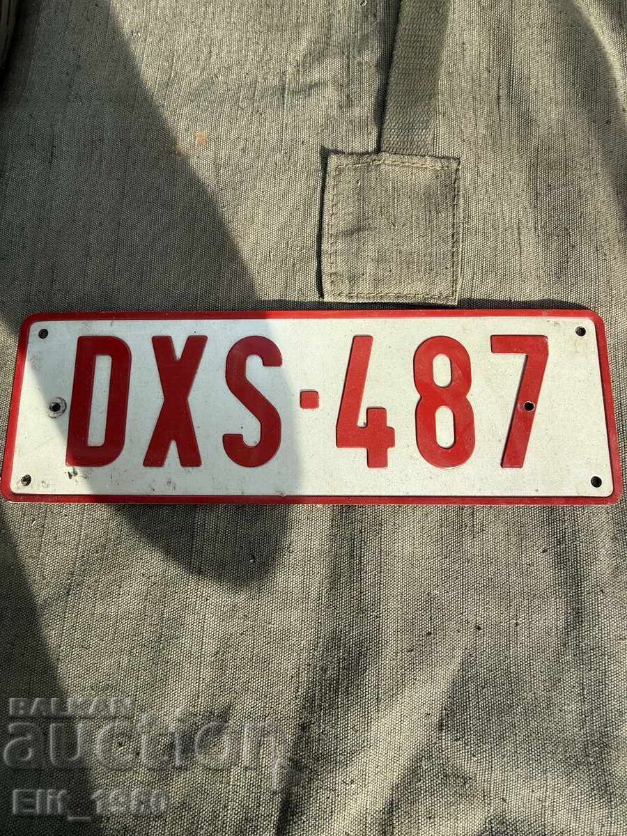 Diplomatic Registration Number