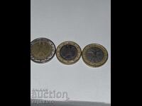 O mulțime de monede euro