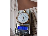 Gold Pocket Watch Locket