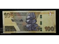 Zimbabwe, 100 dolari 2020, UNC