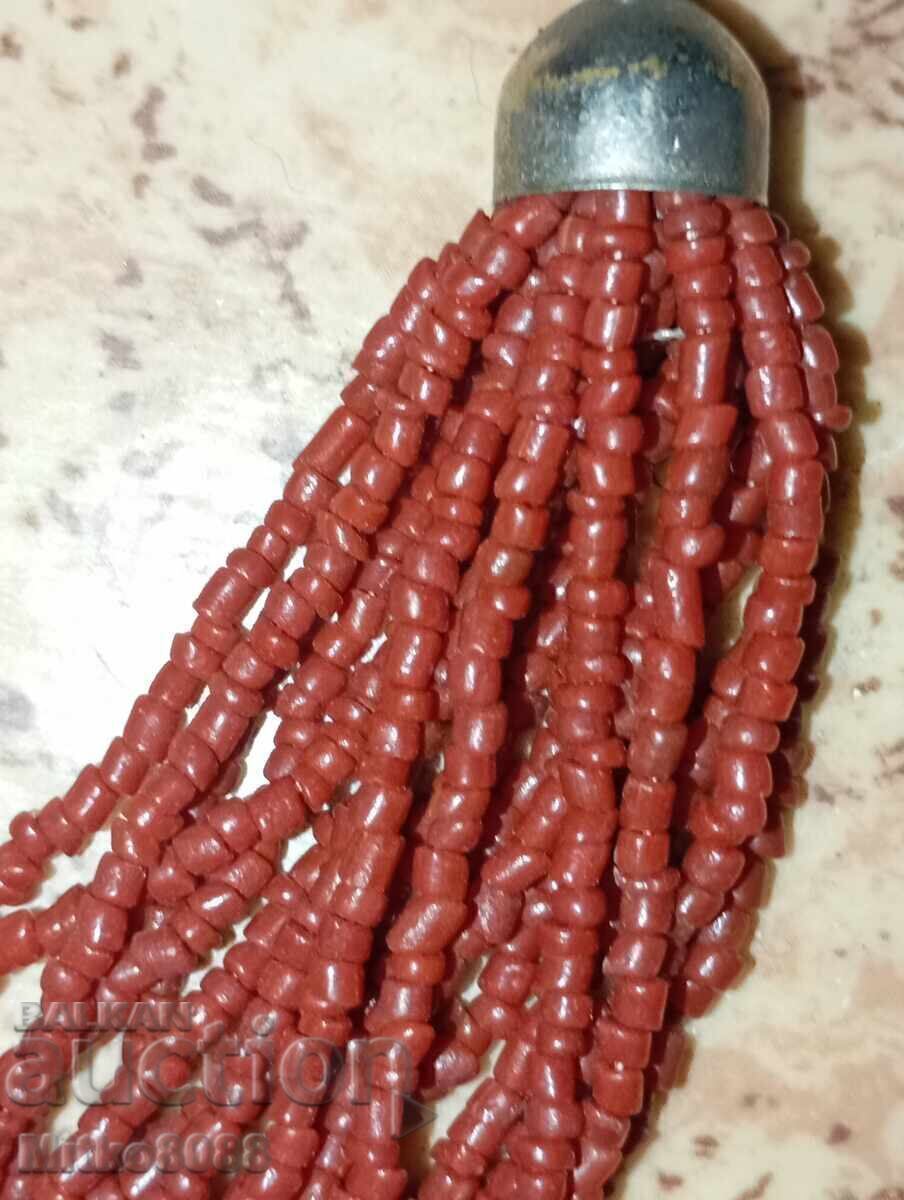 Colier din coral roșu natural mediteranean – torsadă