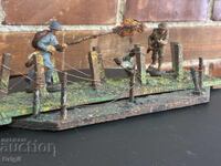 Стари фигурки войници .диорама.Elastolin , Lineol