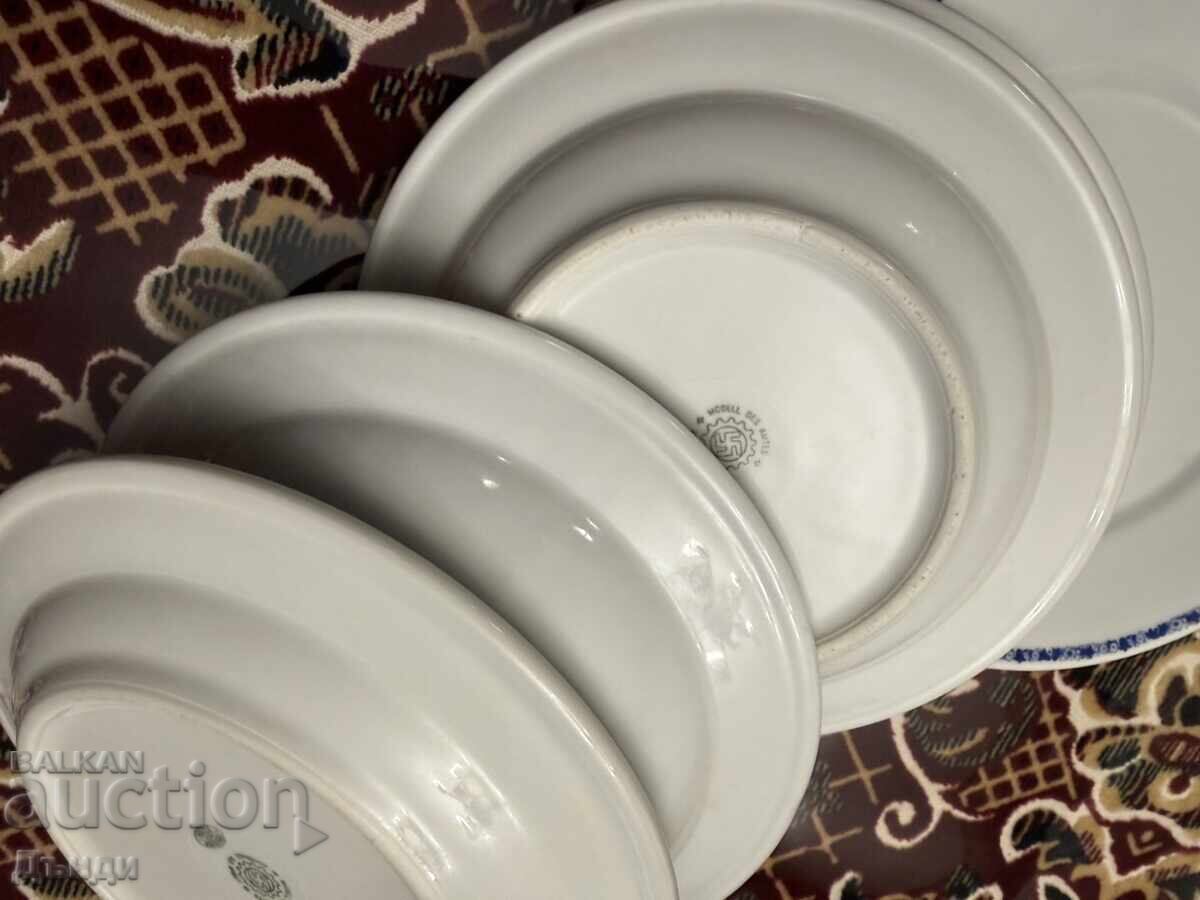 Παράδοση Πορσελάνινες πιατέλες Γερμανίας Παράδοση Πορσελάνινες πιατέλες Γερμανίας