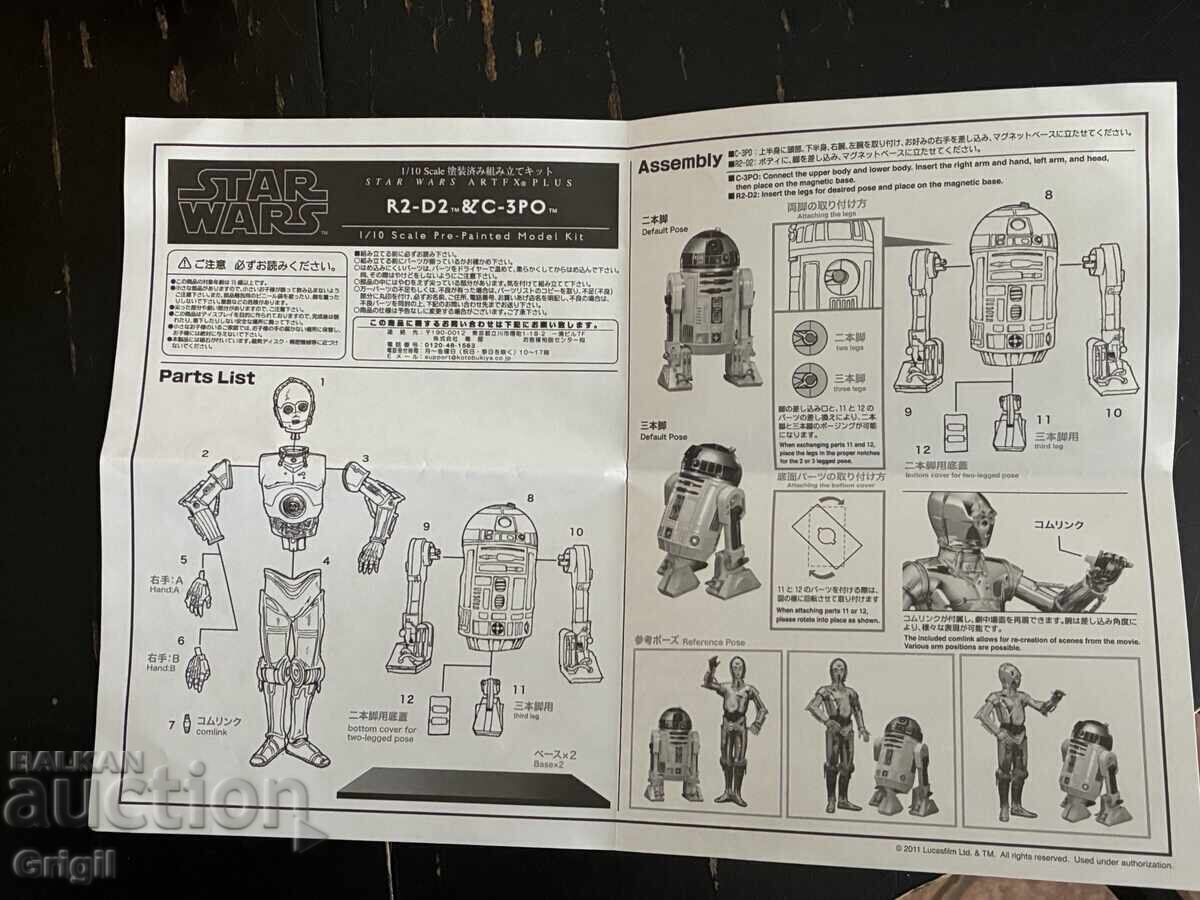 Παράδοση Star Wars. Kotobukiya r2-d2