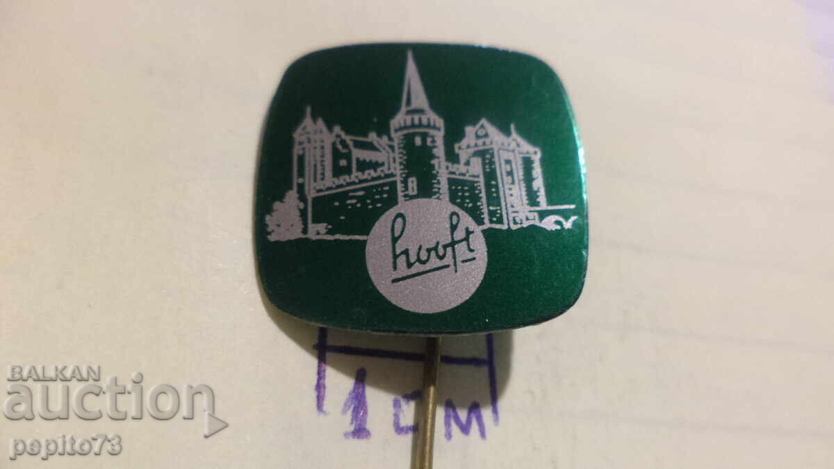 Σημαία διαφημιστική, Hooft, Κάστρο Muiderslot με τιμή € 1.00 | 1.96 BGN