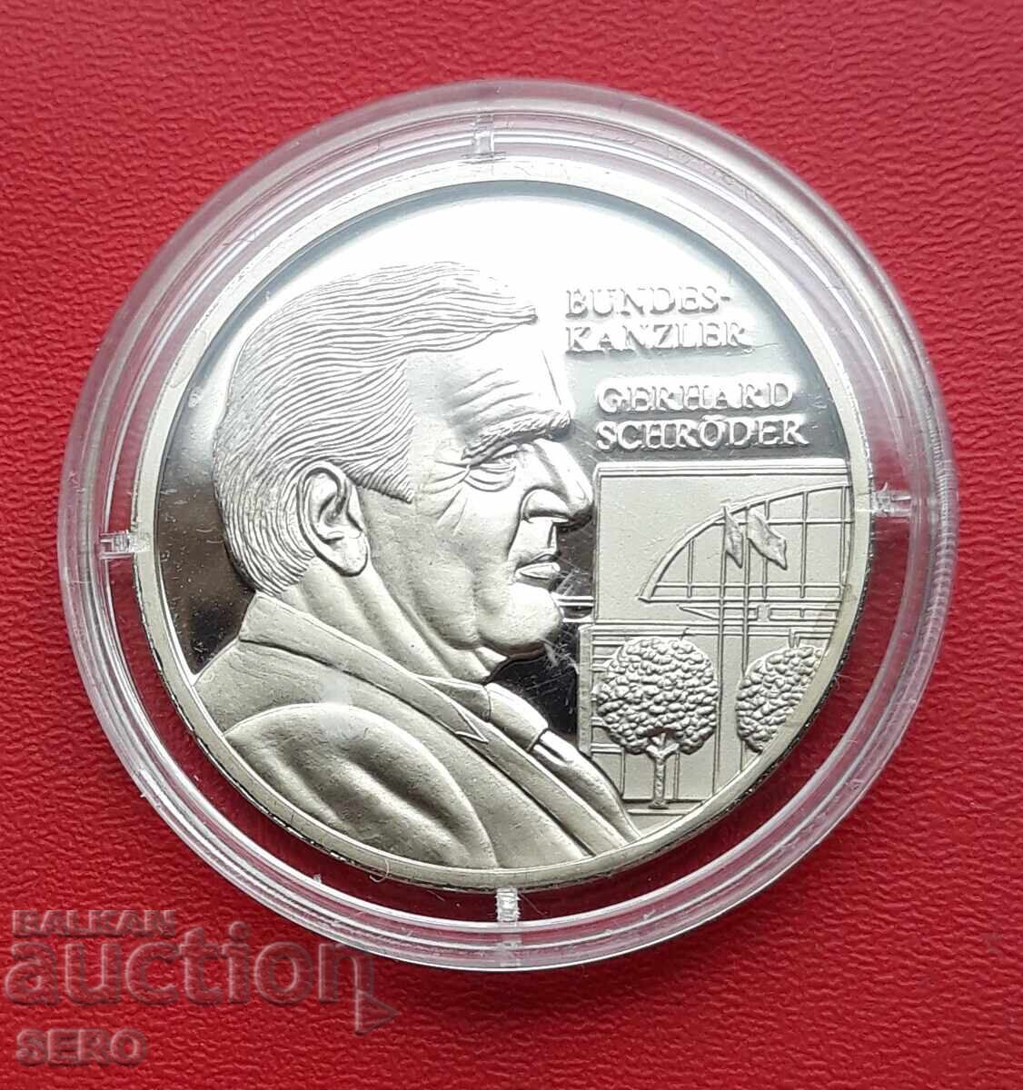 Medalie - Germania - seria cancelari - Gerhard Schröder