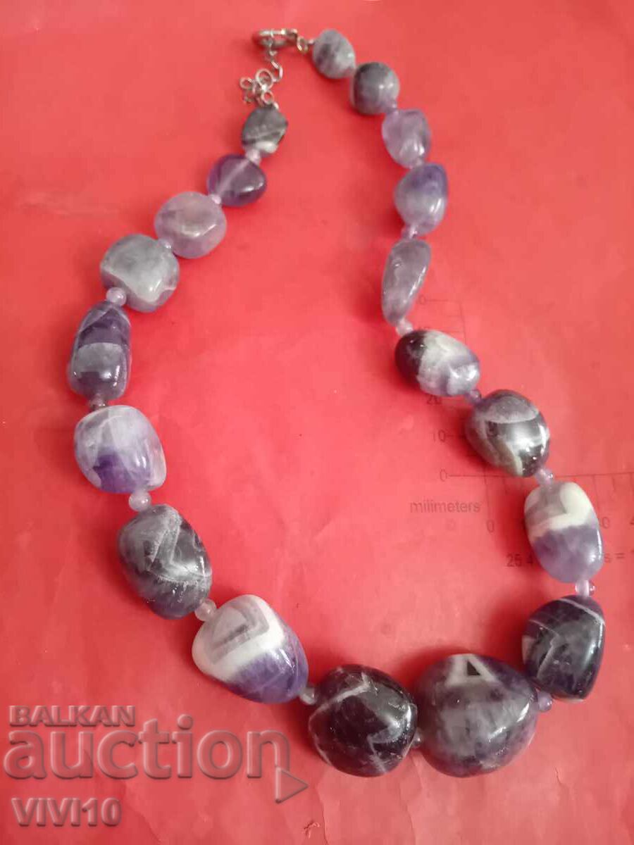 Antique amethyst necklace 50 cm with price € 70.00 | 136.91 BGN