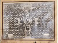 Παλιά μεγάλη φωτογραφία, χαρτόνι της 3ης διμοιρίας ΤΟΖ