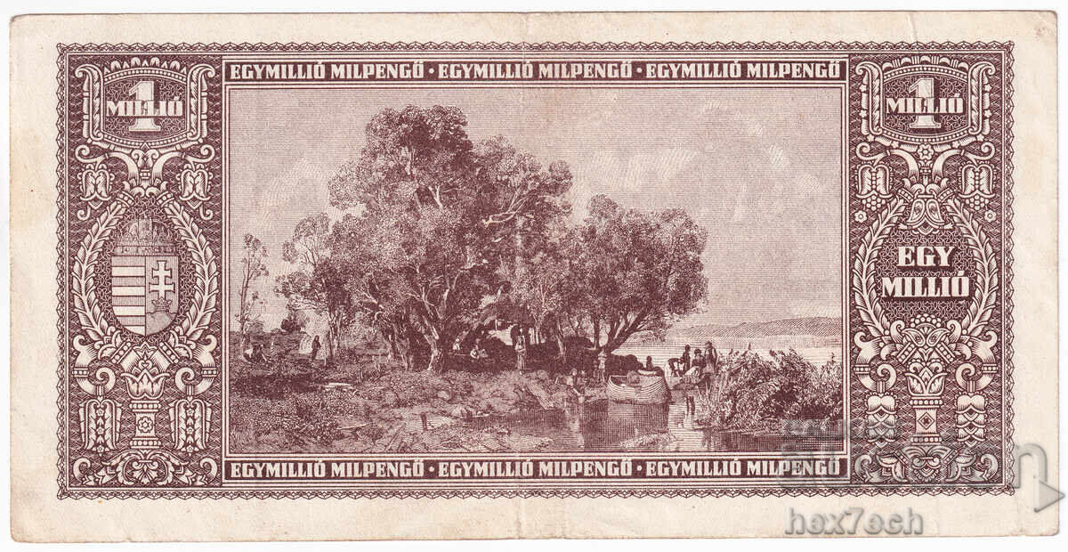 Licitație ❤️ ⭐ Ungaria 1946 1000000 milpengő ⭐ ❤️