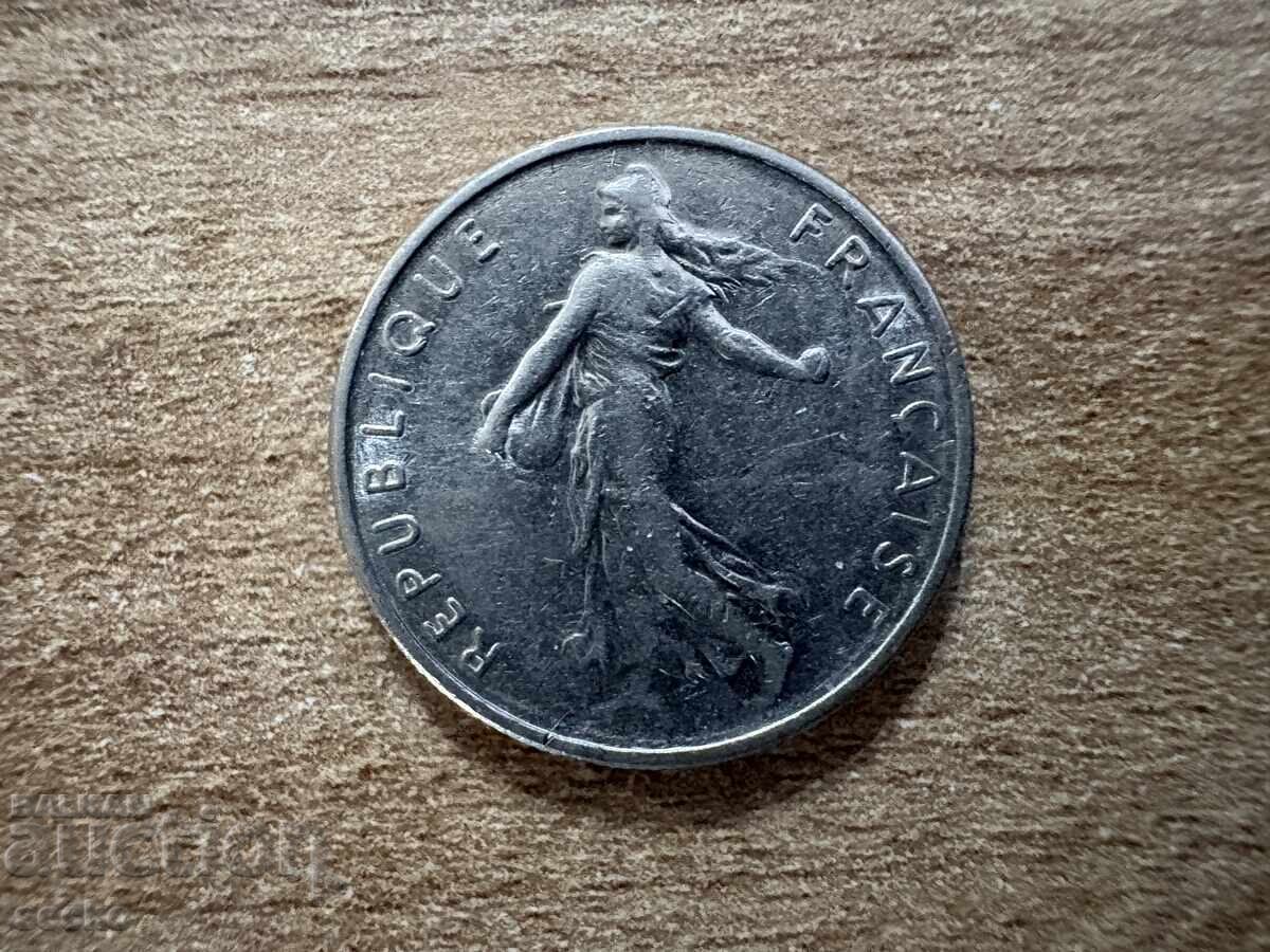 Franța - 1/2 franc (1965) cu preț € 0.10 | 0.20 BGN