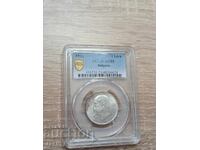 2 лева 1912г.AU55 PCGS