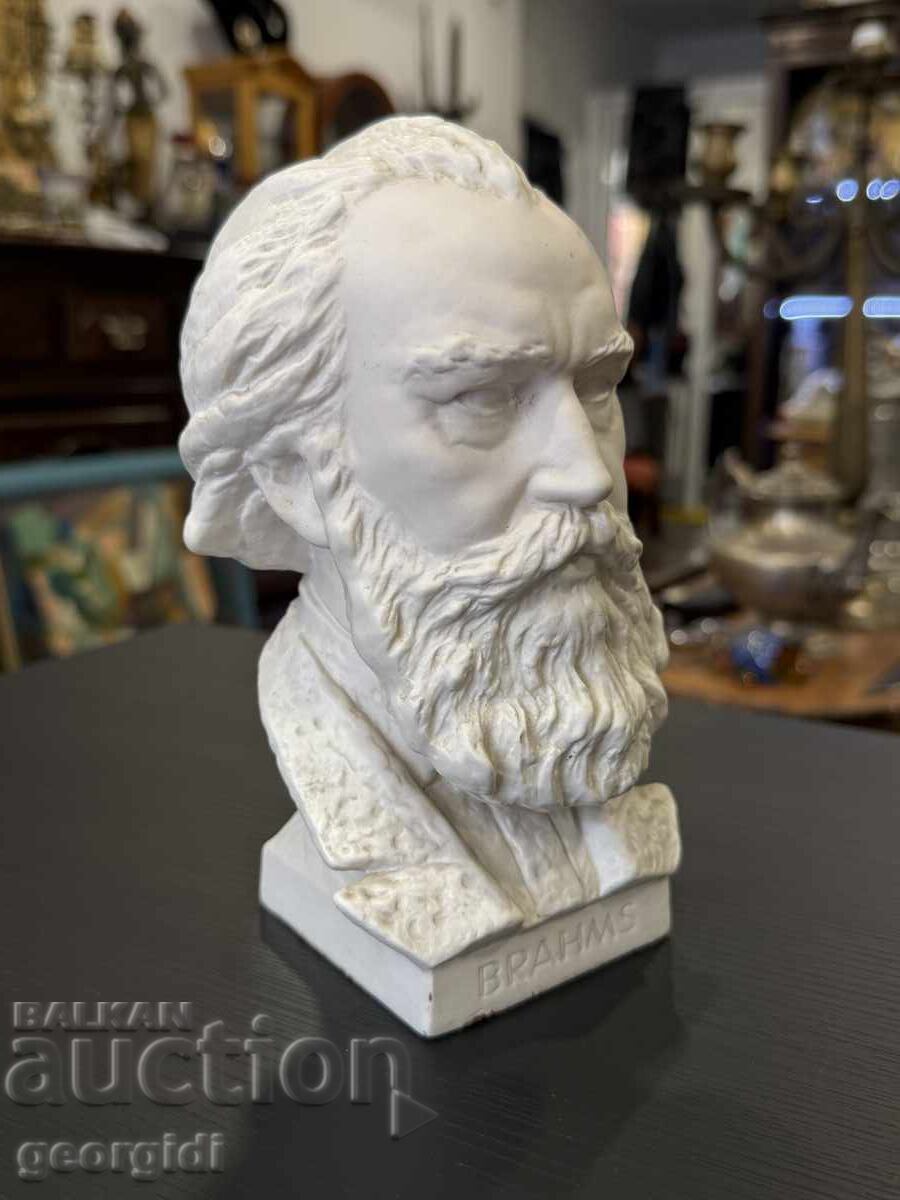 Bust al marelui compozitor și pianist Brahms - GOEBEL №7885 cu preț € 90.00 | 176.03 BGN