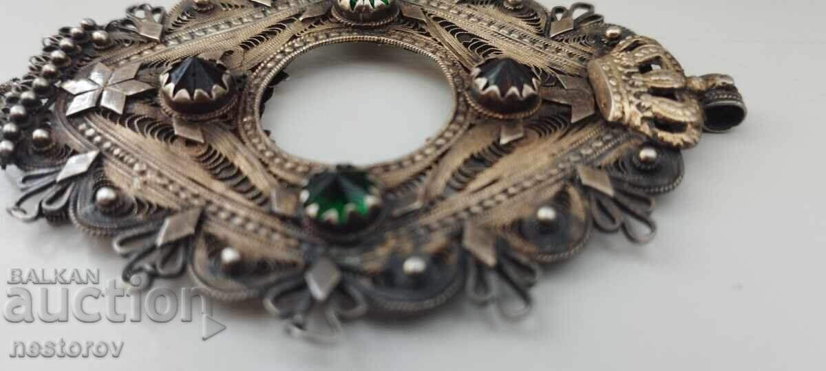 MEDALION ARGINTIU VECHI - 5