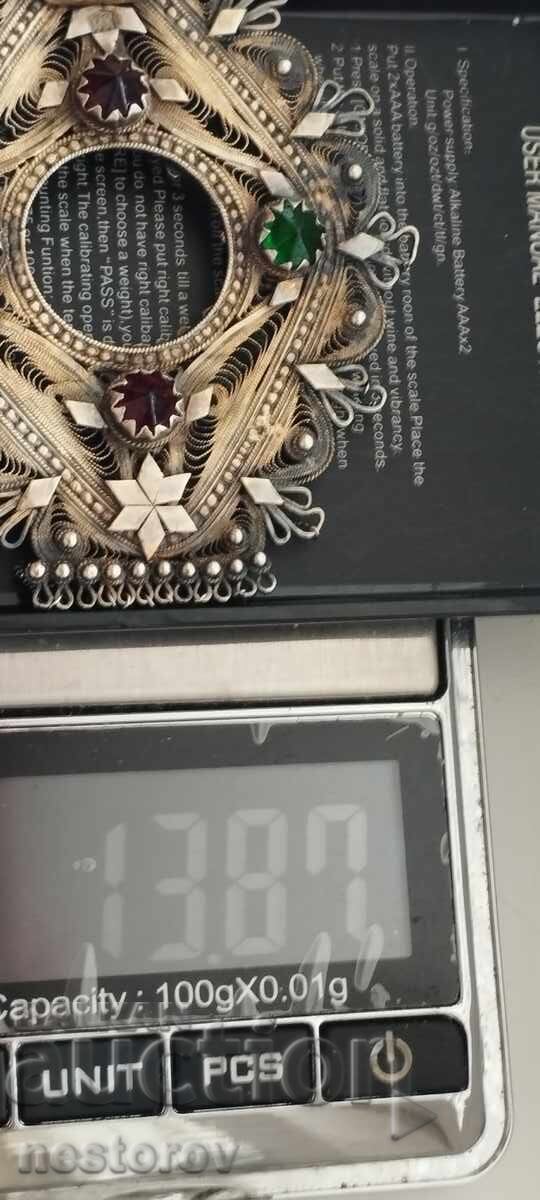 MEDALION ARGINTIU VECHI - 6