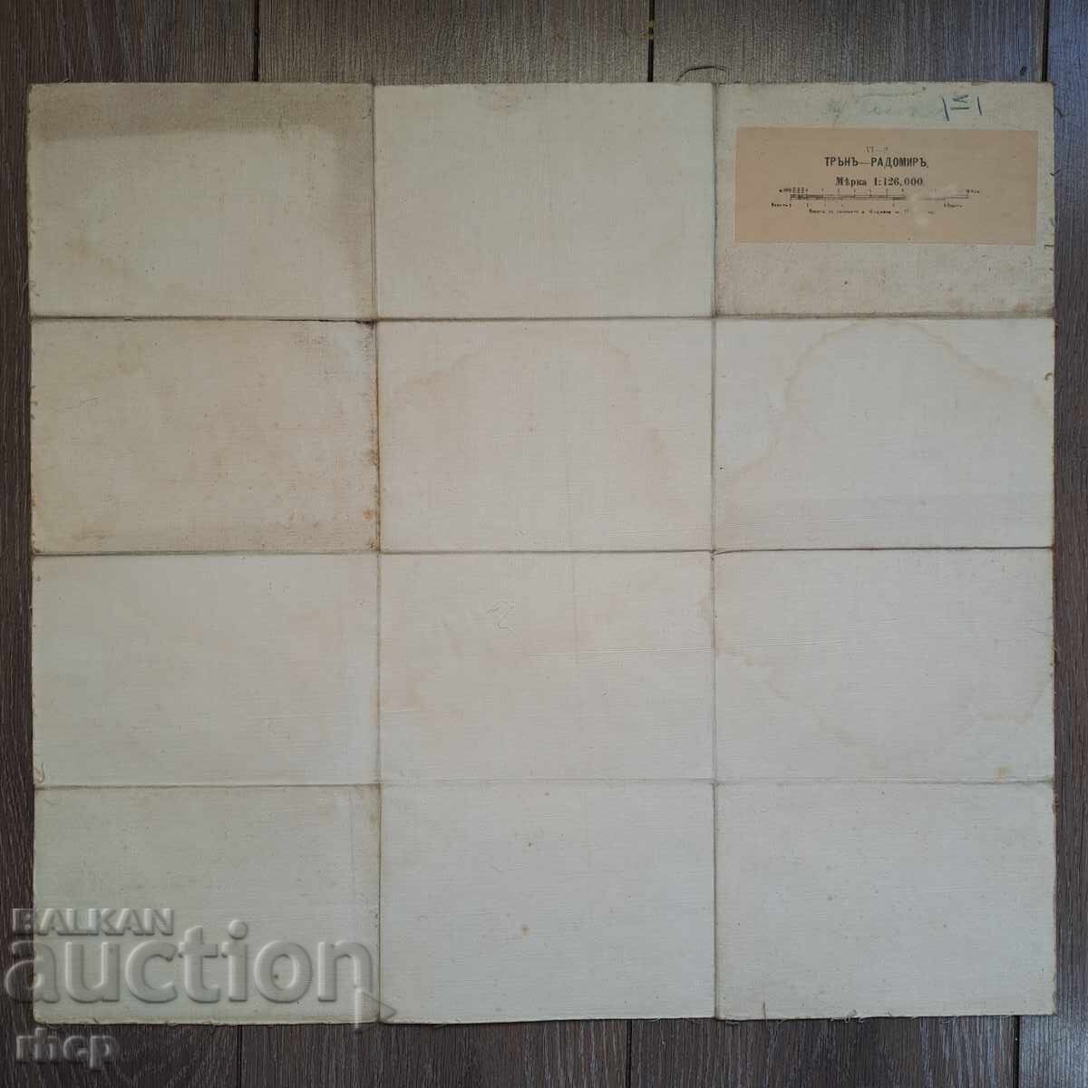 Πολύ παλιός στρατιωτικός χάρτης Τρν Ραντομίρ - 5