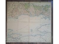 Harta militară din 1902 Constantinopol Çorlu