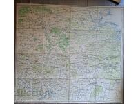 1903 г. военна карта Сливен Бургас Одрин Лозенград