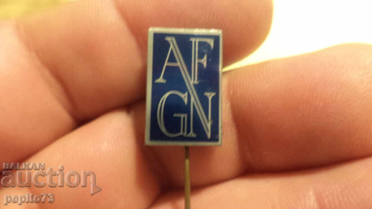 Insigna publicitară, AFGN, companie de asigurări