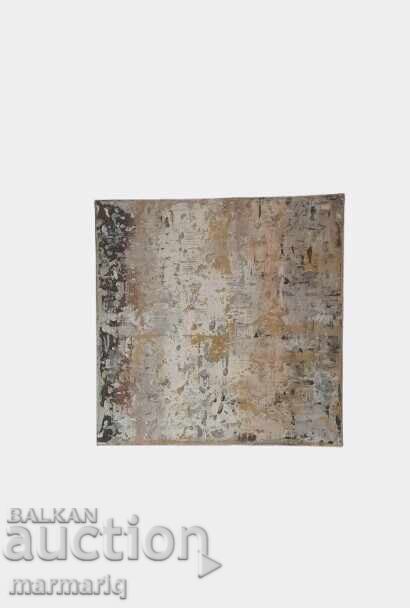 Αφηρημένος πίνακας, ακρυλικό 50x50 εκ. - μοντέρνα πολυτελής διακόσμηση - 5