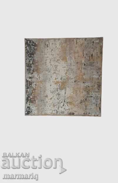 Αφηρημένος πίνακας, ακρυλικό 50x50 εκ. - μοντέρνα πολυτελής διακόσμηση - 6