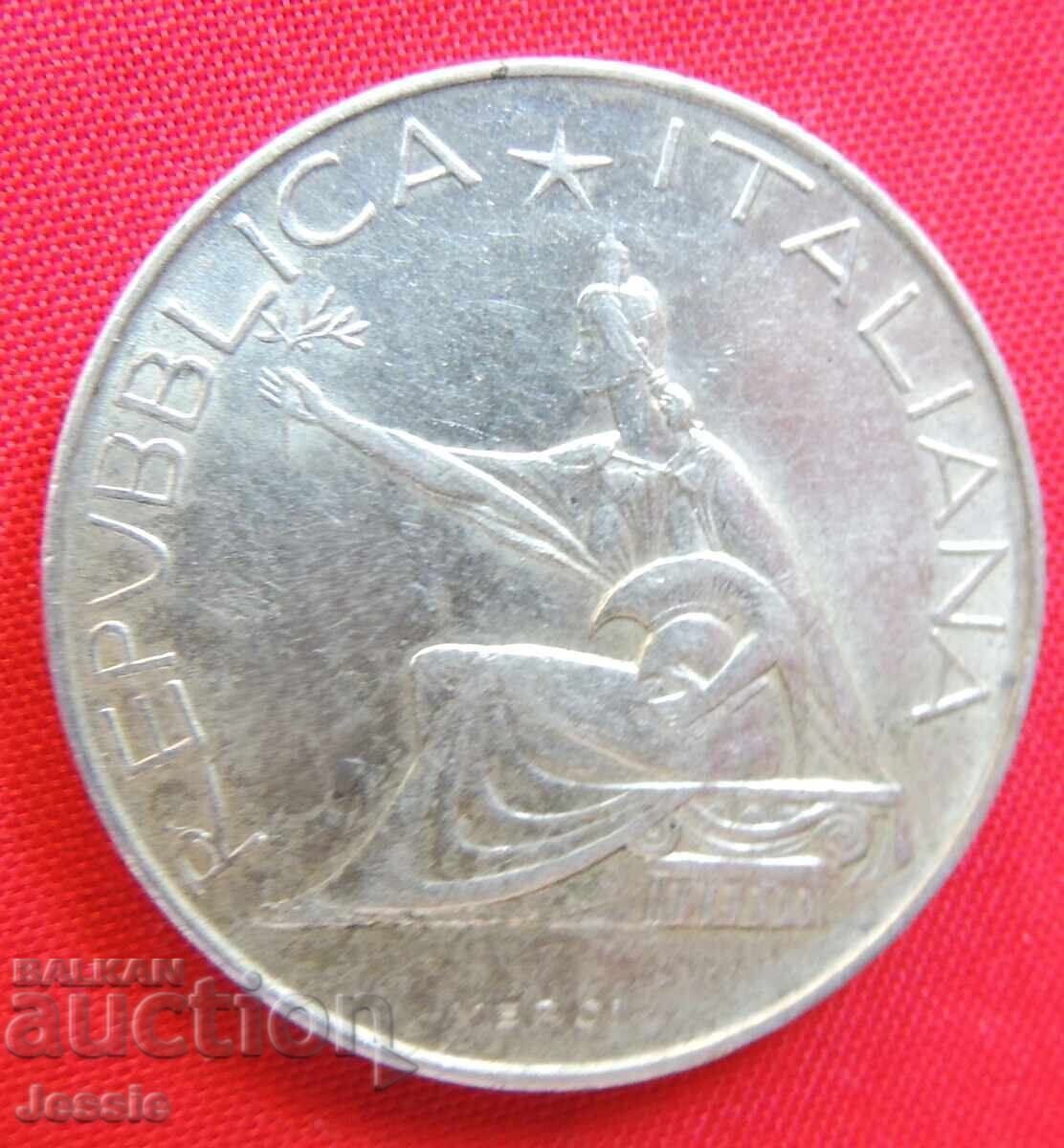 500 Lira 1961 R Italy - Quadriga trista