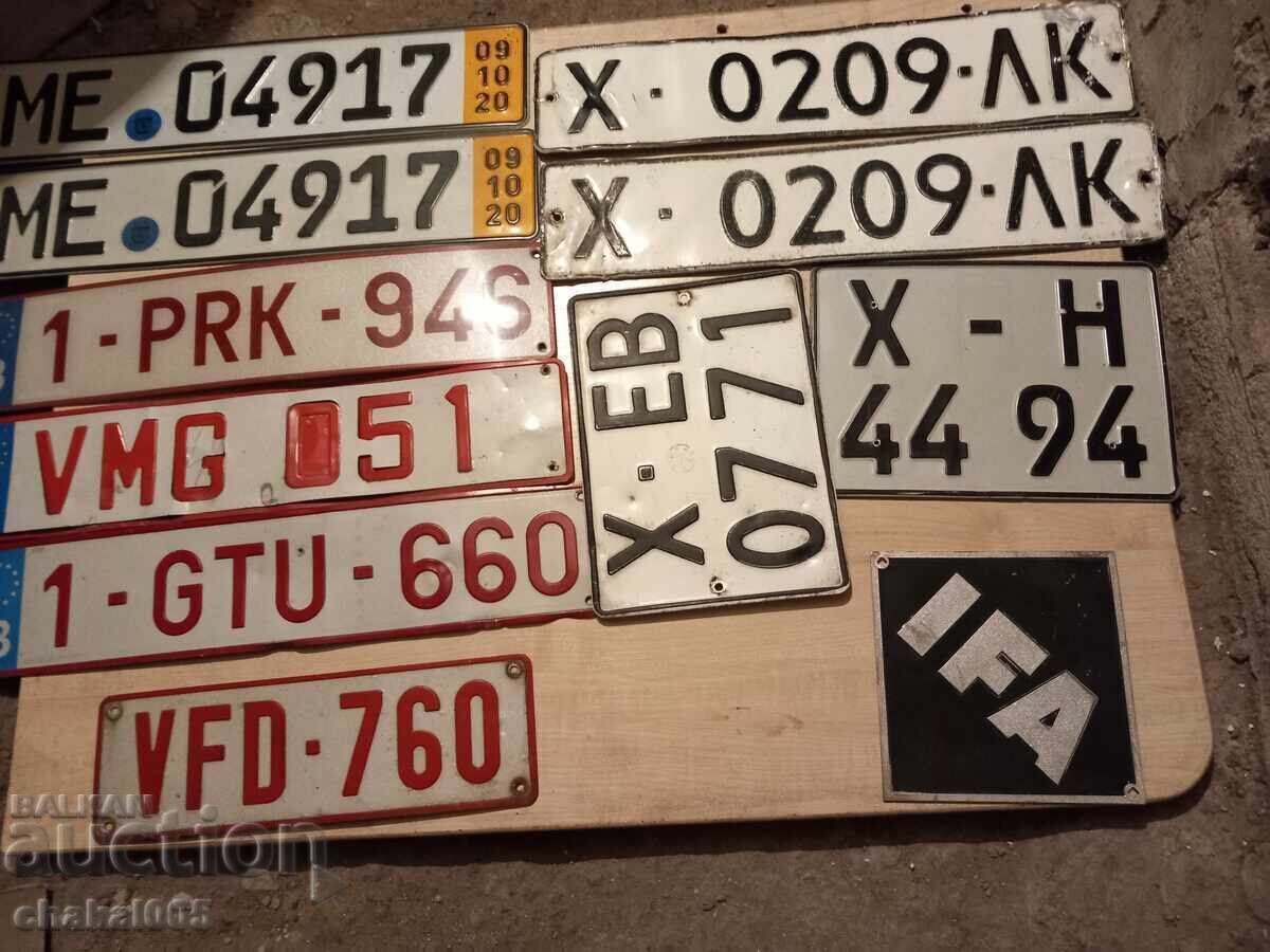 Livrarea Lot de plăci vechi
