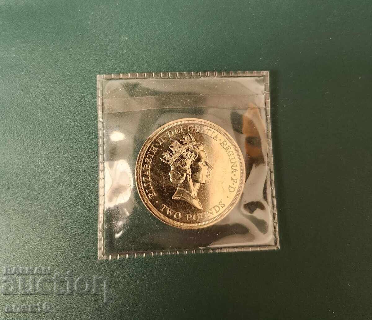 Marea Britanie 2 lire 1986 XIII Jocuri comunitare cu preț € 6.00 | 11.73 BGN