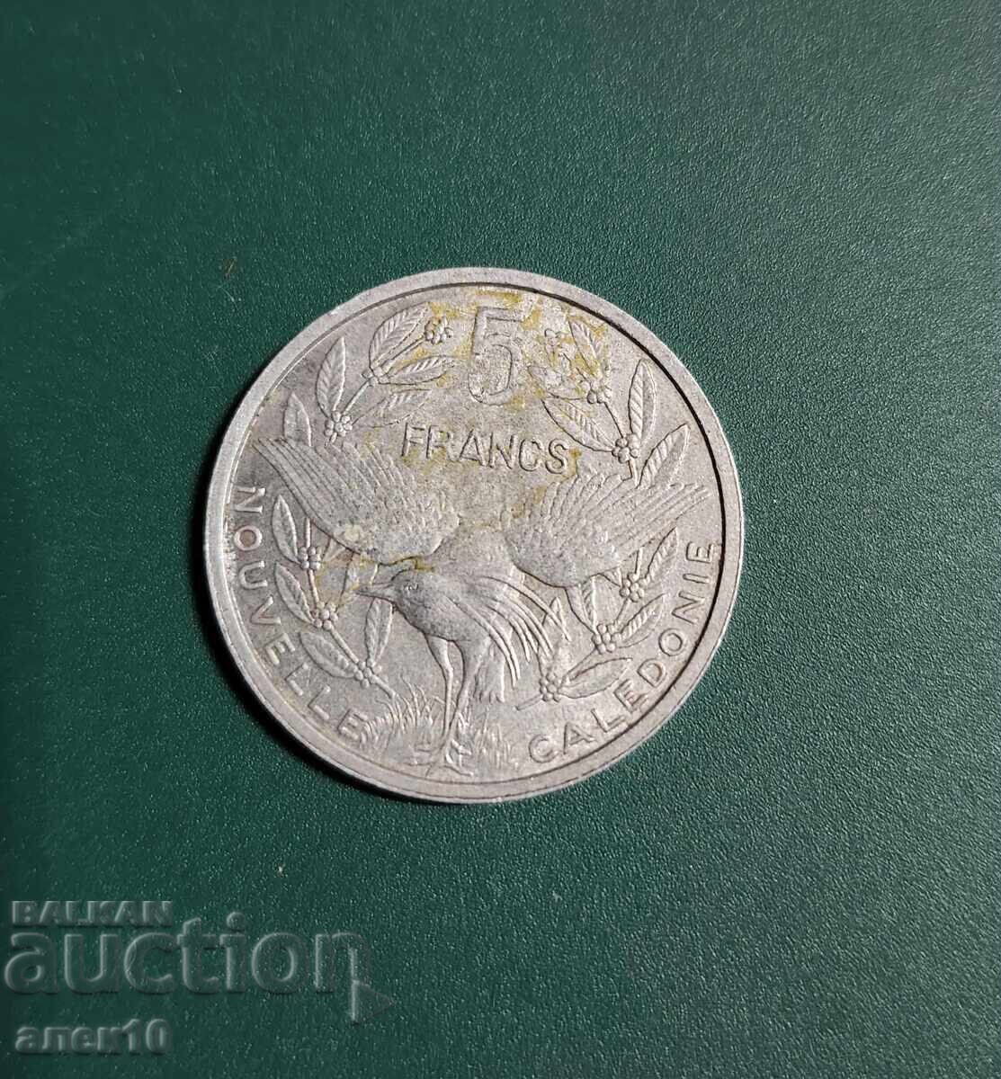 New Caledonia 5 Franc 1952 New Caledonia 5 Franc 1952
