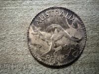 Australia - 1 Penny (1950) - Dot after "PENNY"