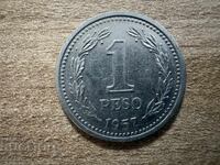 Αργεντινή - 1 πέσο (1957)