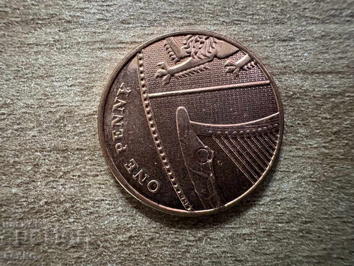 Marea Britanie - 1 penny (2011)