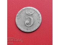 Γερμανία-Βαυαρία-Σοντχόφεν-5 πφένιγκ 1917