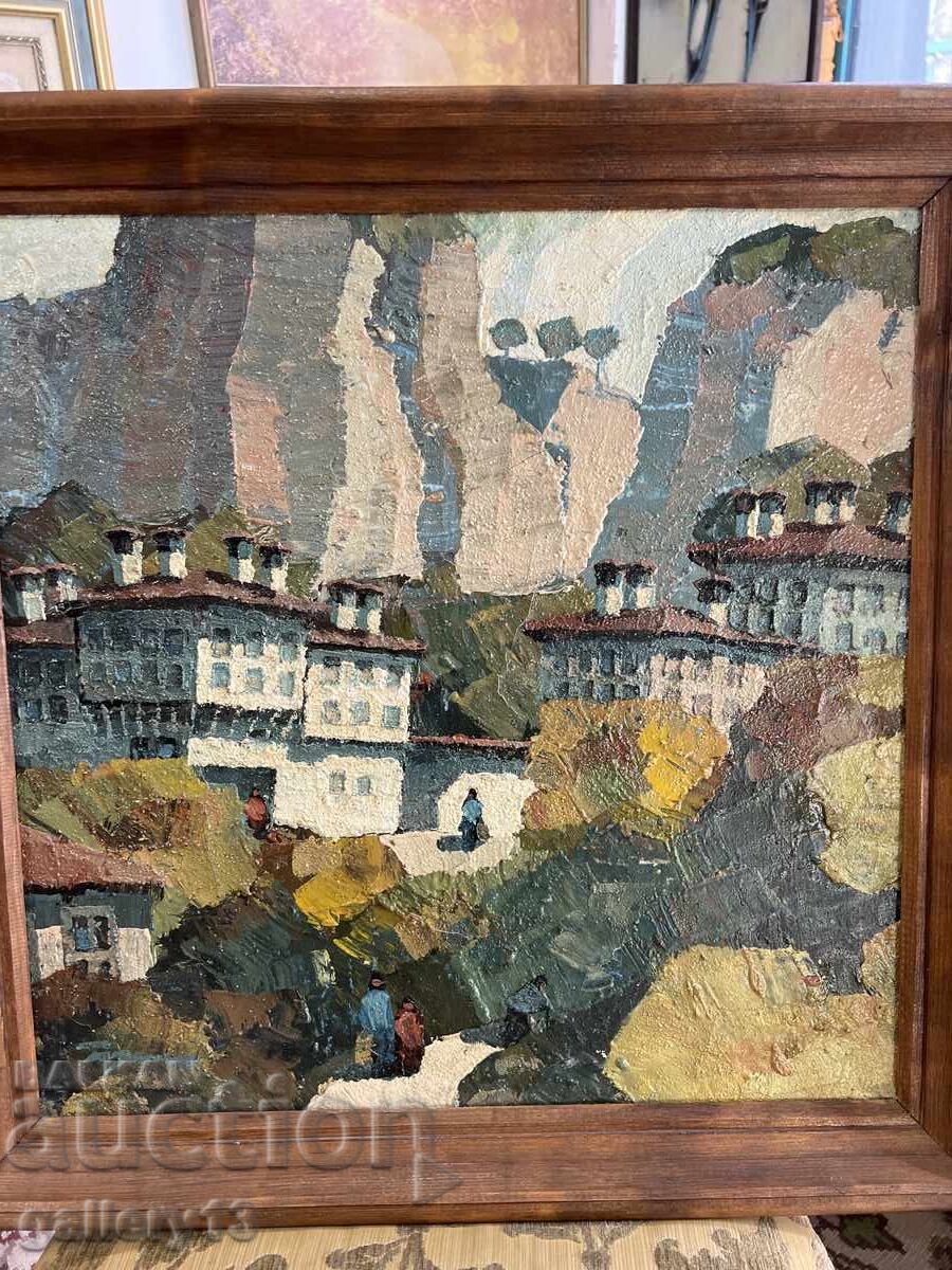 Peter Nikolov Painting Melnik 49/49 cm Peter Nikolov Painting Melnik 49/49 cm