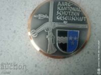 Plachetă elvețiană pentru societate de tir