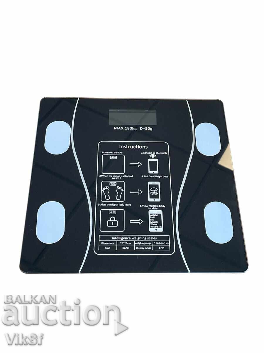 Έξυπνη ζυγαριά σώματος, έξυπνη εφαρμογή, 19 παράμετροι με τιμή € 9.50 | 18.58 BGN