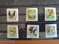 Bulgaria "Păsări" din 1961 nr. 1270/75