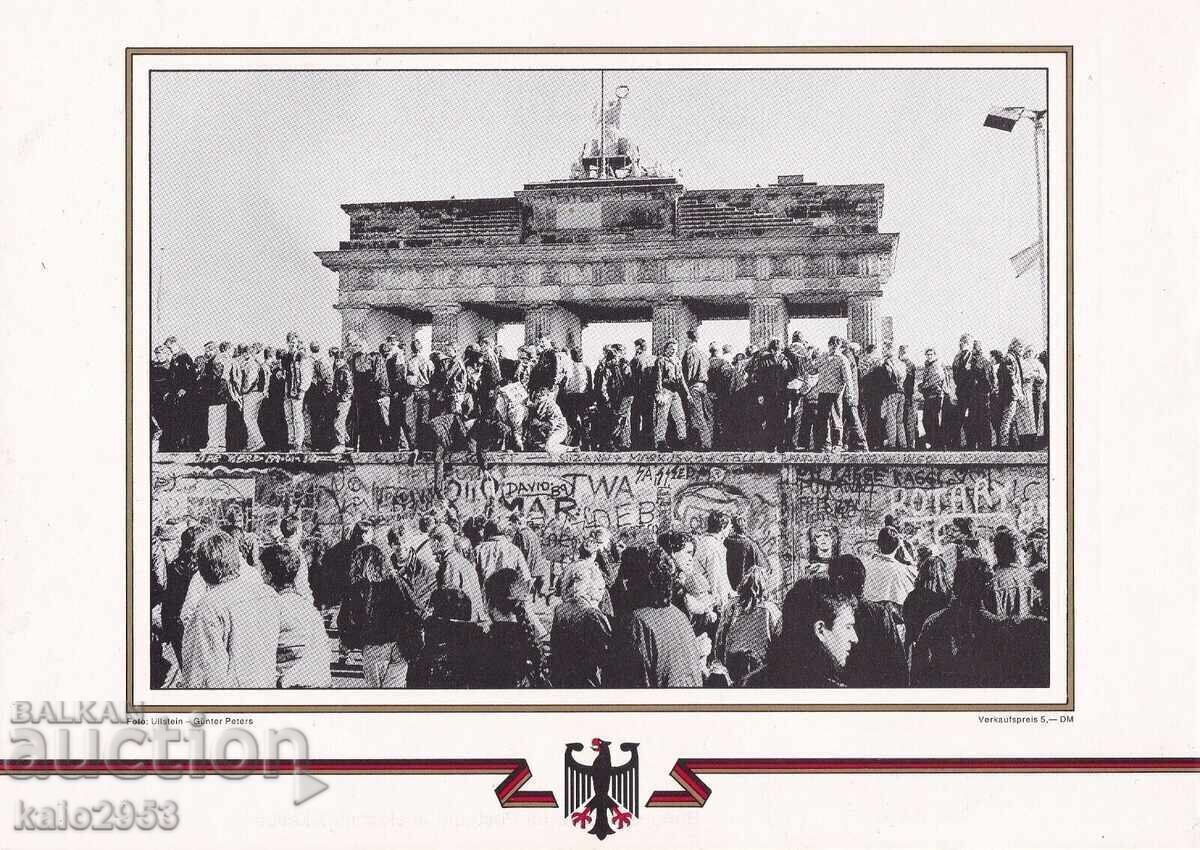 Licitație GFR-1990-Broșură aniversară a căderii Zidului, MNH-3 Scan