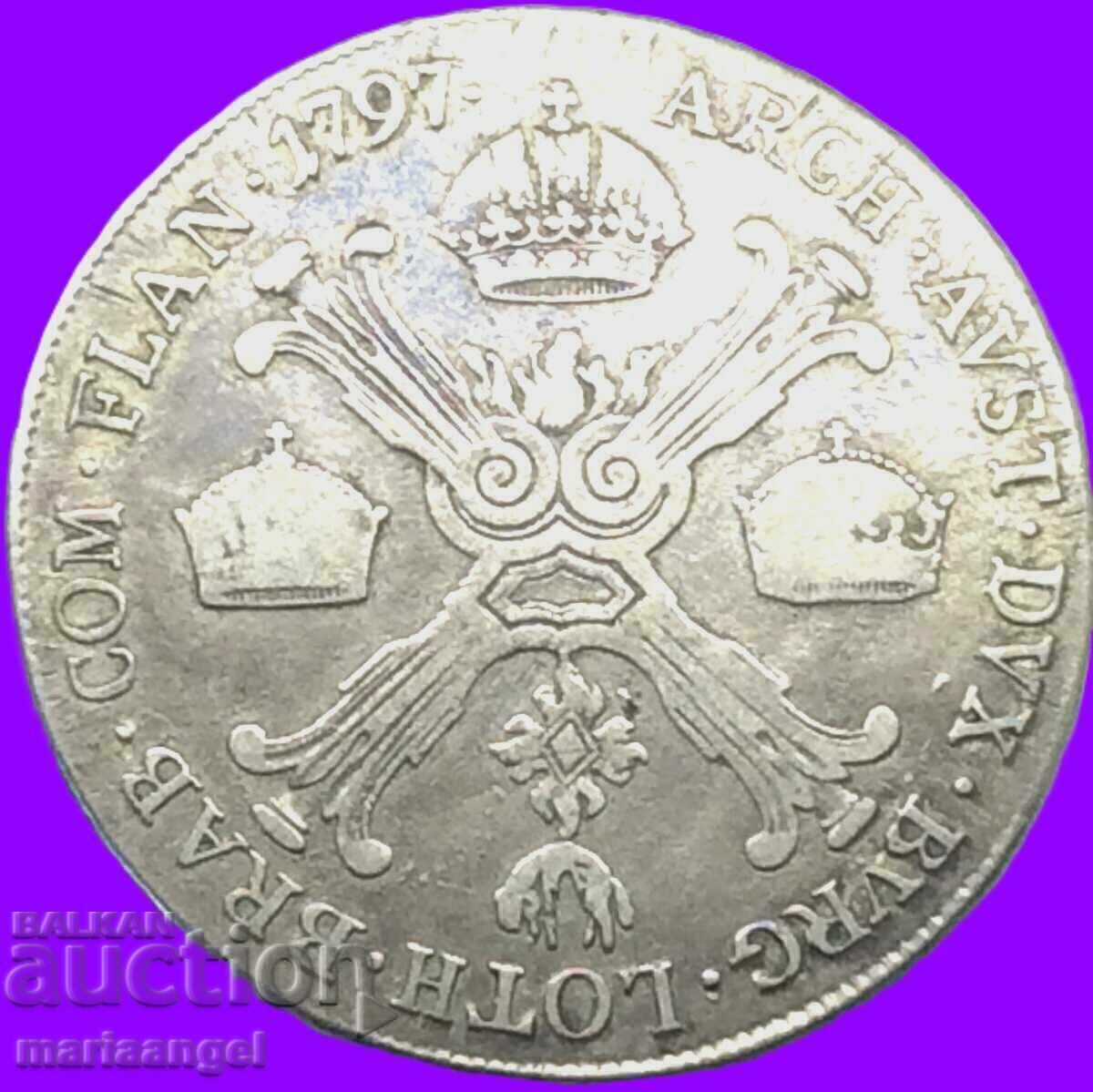 Austria Olanda 1/2 Kronenthaler 1797 W - Viena - RAR