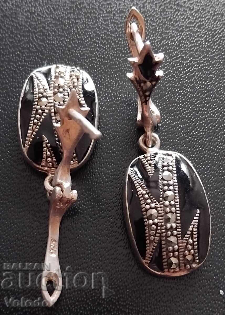 Сребърни обеци Арт-деко с цена € 45.00 | 88.01 лв.