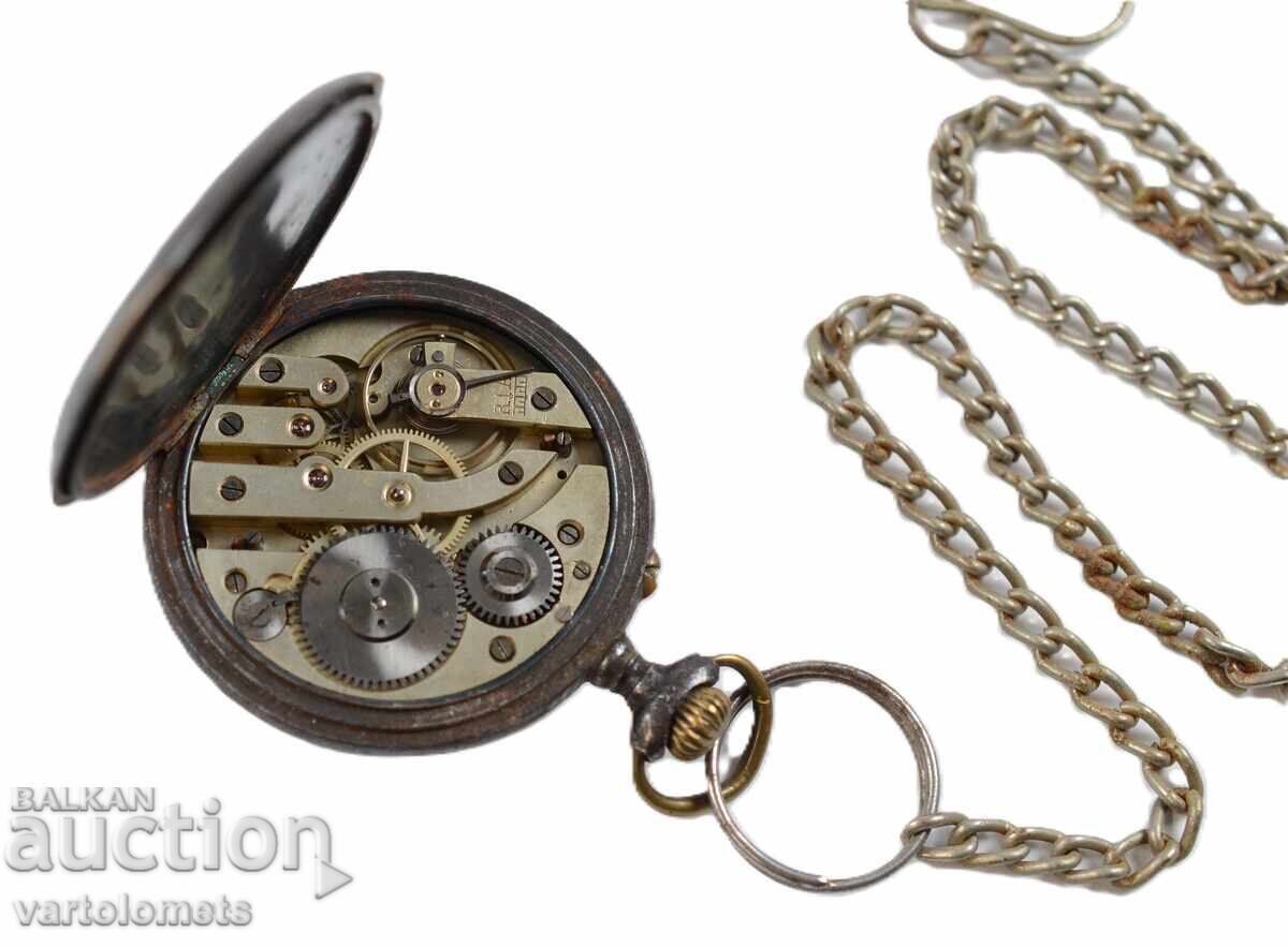 Livrarea Ceas de buzunar antic cu lanț - funcționează