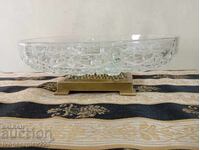 Bol vintage pentru nuci, platou