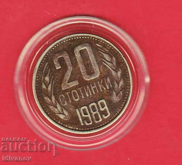 20 STOTINKI 1989 g
