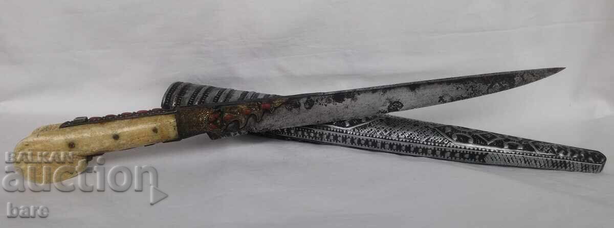 Μαχαίρι Bey 19ου αιώνα. Οθωμανική Αυτοκρατορία Μαχαίρι Bey 19ου αιώνα. Οθωμανική Αυτοκρατορία