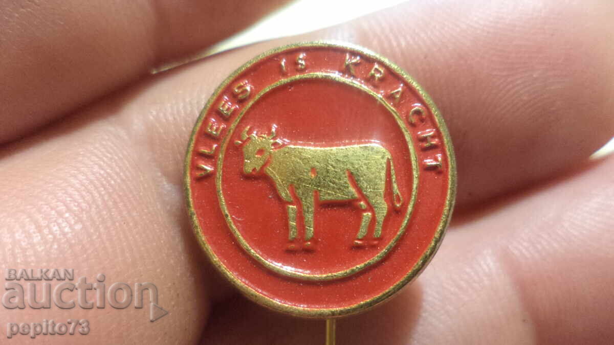 Semn publicitar, Vlees is Kracht, magazin de măcelărie