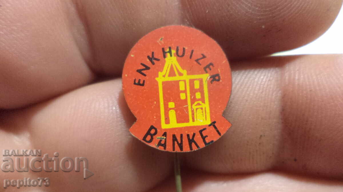 Znachka reklamă, Enkhuizer Banket, marcă de produse de patiserie