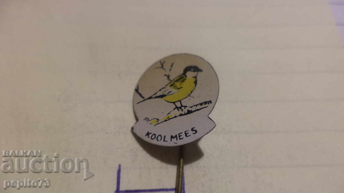значка рекламна ,Koolmees, голям синигер с цена € 1.00 | 1.96 лв.