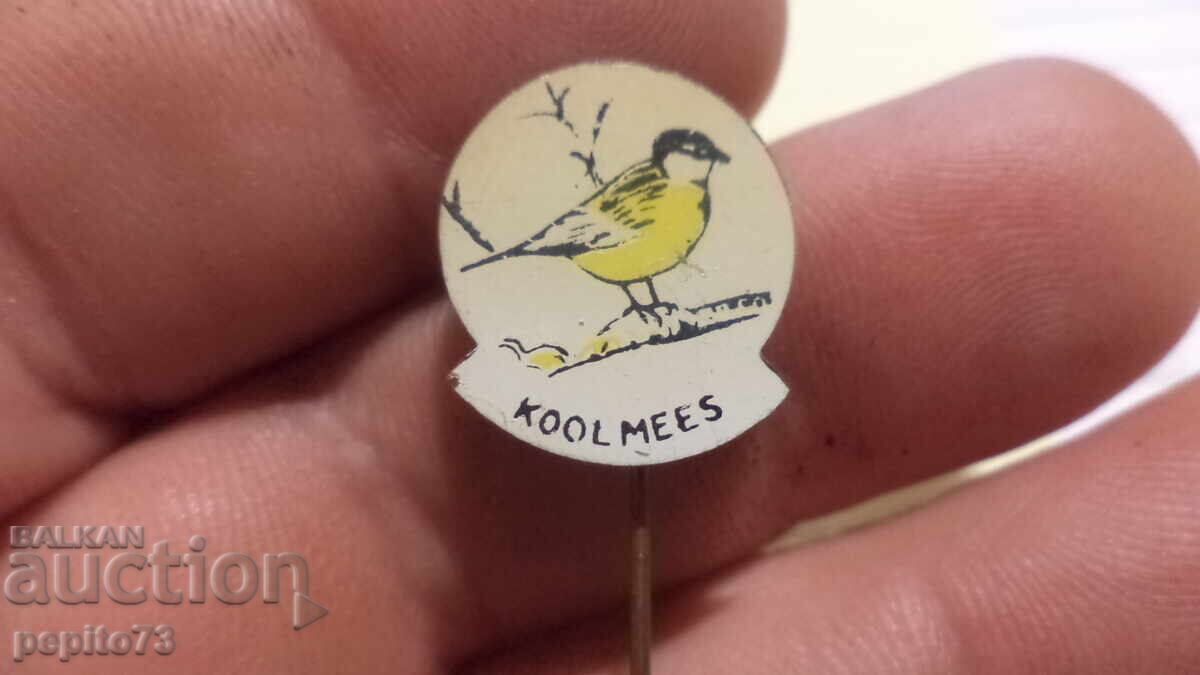 значка рекламна ,Koolmees, голям синигер