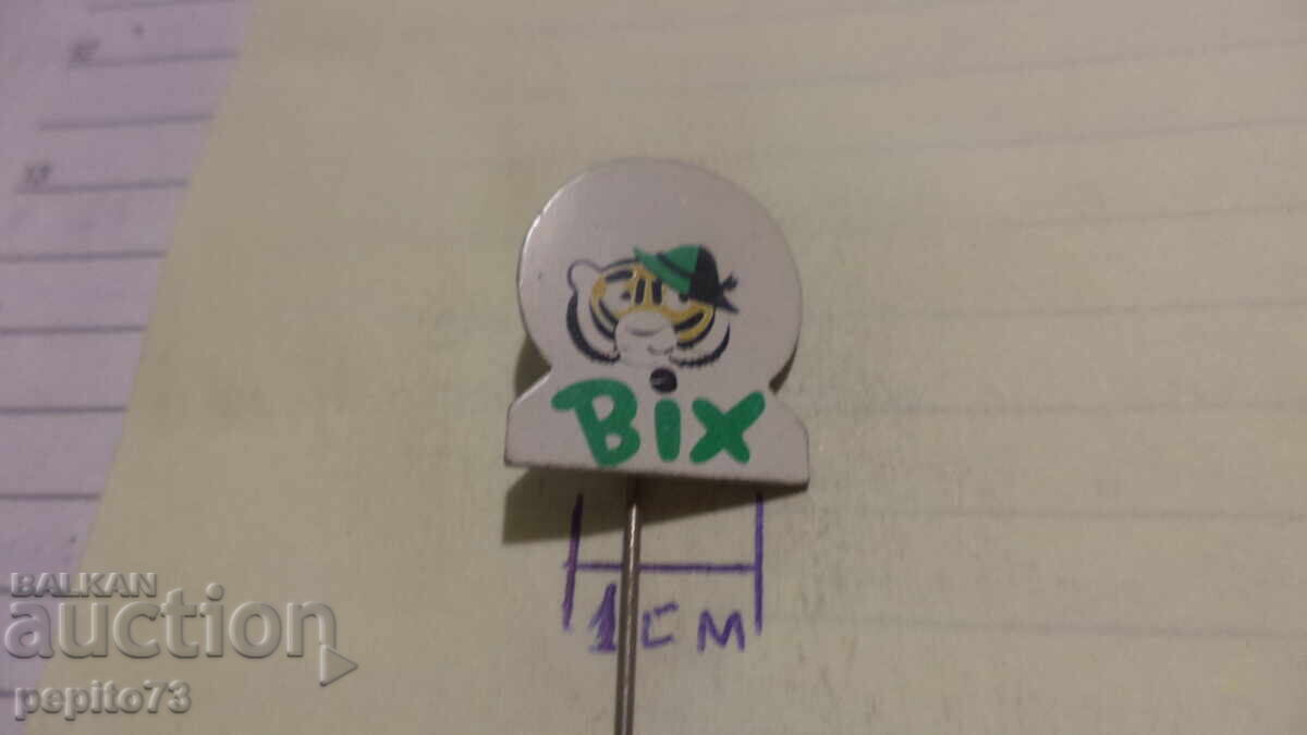 Insigna publicitară, Șosete BIX, marcă de șosete cu preț € 1.00 | 1.96 BGN